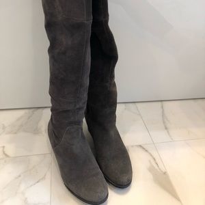 Suede Franco Sarto Over-the-Knee Boots